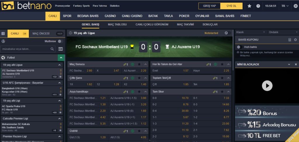 Betnano Bahis Sitesi