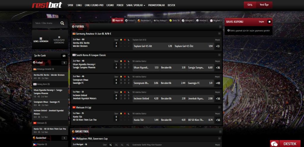 Restbet Bahis Sitesi Restbet Bahis Sitesi