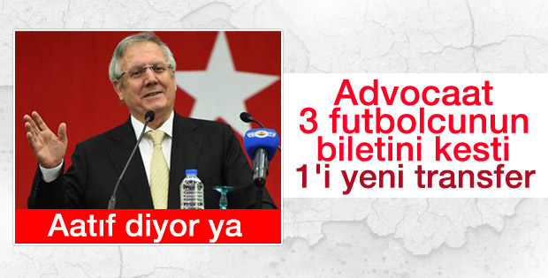 Advocaat 3 oyuncunun biletini kesti