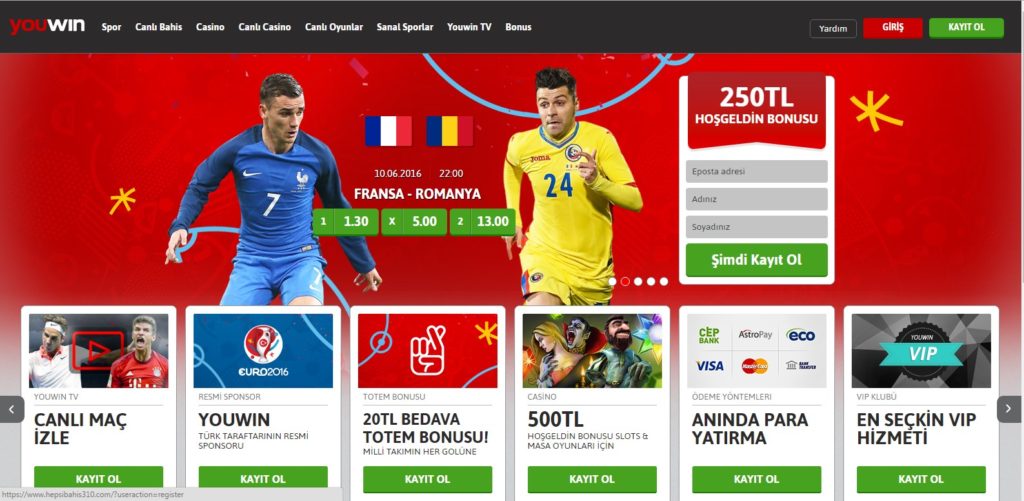 Youwin Bahis Sitesi Analizi Youwin Bahis Sitesi Analizi